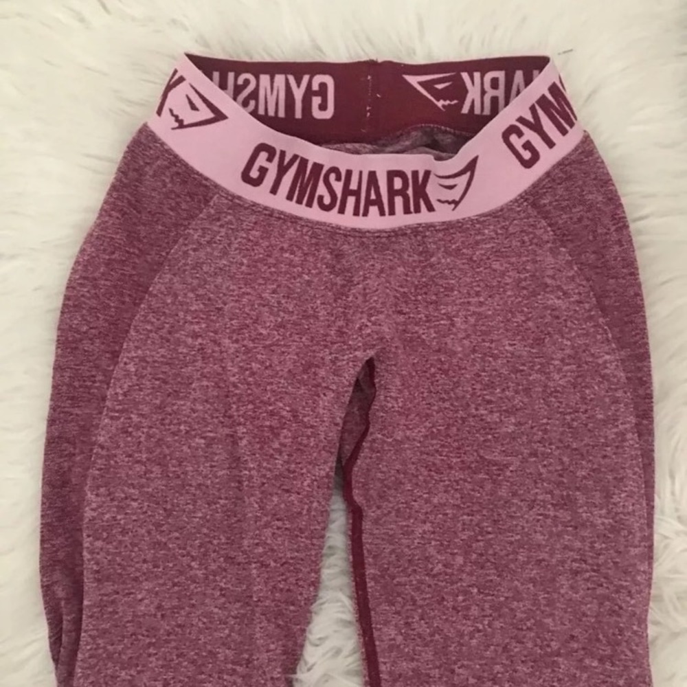Gymshark flex leggings beet red
